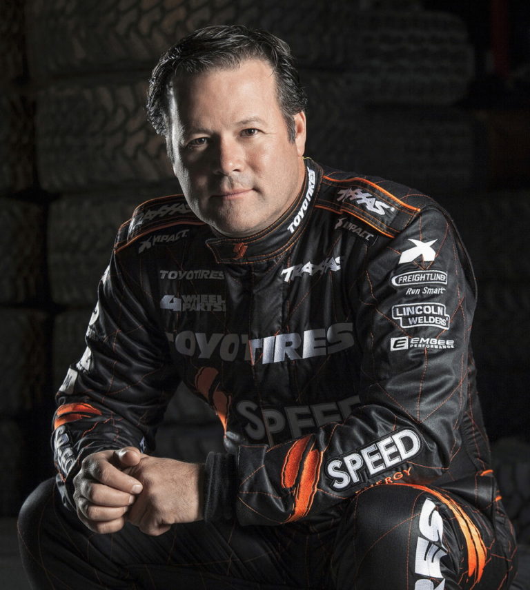 Robby Gordon en ceremonia del Hall of Fame